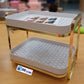 Drying Rack Storage with Drain Tray Utensil Organizer for Kitchen - 2 Tiers