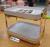 Drying Rack Storage with Drain Tray Utensil Organizer for Kitchen - 2 Tiers