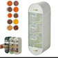 Wall Mounted Condiment Box with 5 Compartments and Handles Spice Box for Kitchen