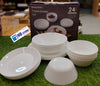 Denny home Opal Glassware Custom Logo Porcelain Restaurant  Plain White dinner set 24pcs