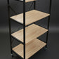 4-Tier Industrial Kitchen Utility Cart with Wheels