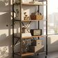 4-Tier Industrial Kitchen Utility Cart with Wheels