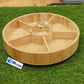 Bamboo Segmented Dry Fruit & Nuts Serving Tray