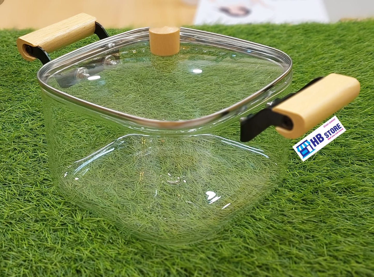Luxurious Clear Glass Cookware
