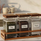 Modern Clear Acrylic Spice and Seasoning Canister Set