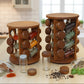 Classic Wooden  Rotating Masala Stand