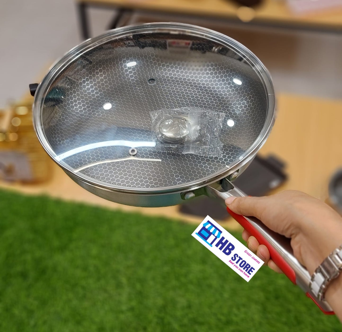 4-Piece Hybrid Nonstick Stainless Steel Fry Pan Set