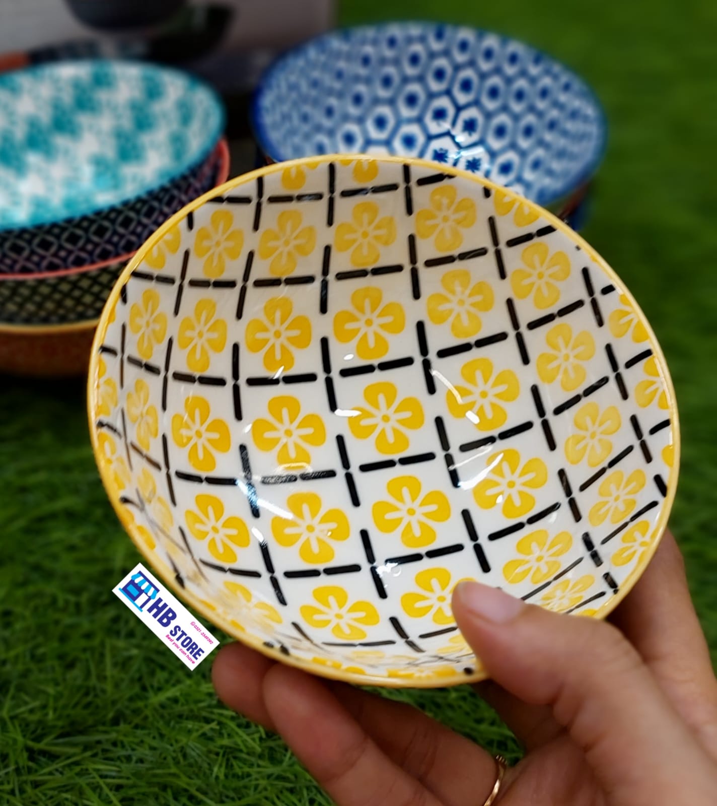 Danny Home Set of 10 Assorted Porcelain Bowls