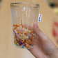 Double Wall Floral Glass – Elegant Insulated Design